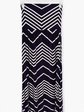 Design History Stripes Navy and White Maxi Dress